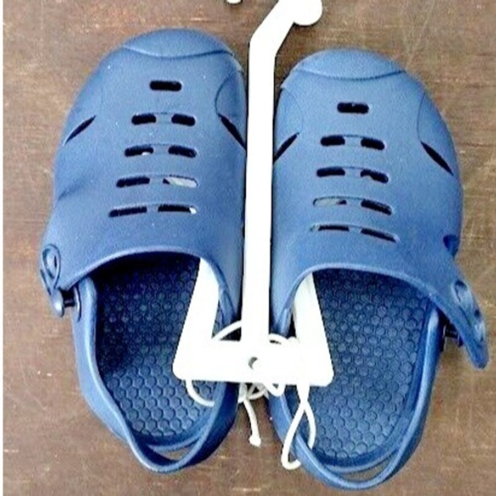 OKABASHI Kids Blue Water Shoes Sandals Clogs‎ Slip On Made in USA